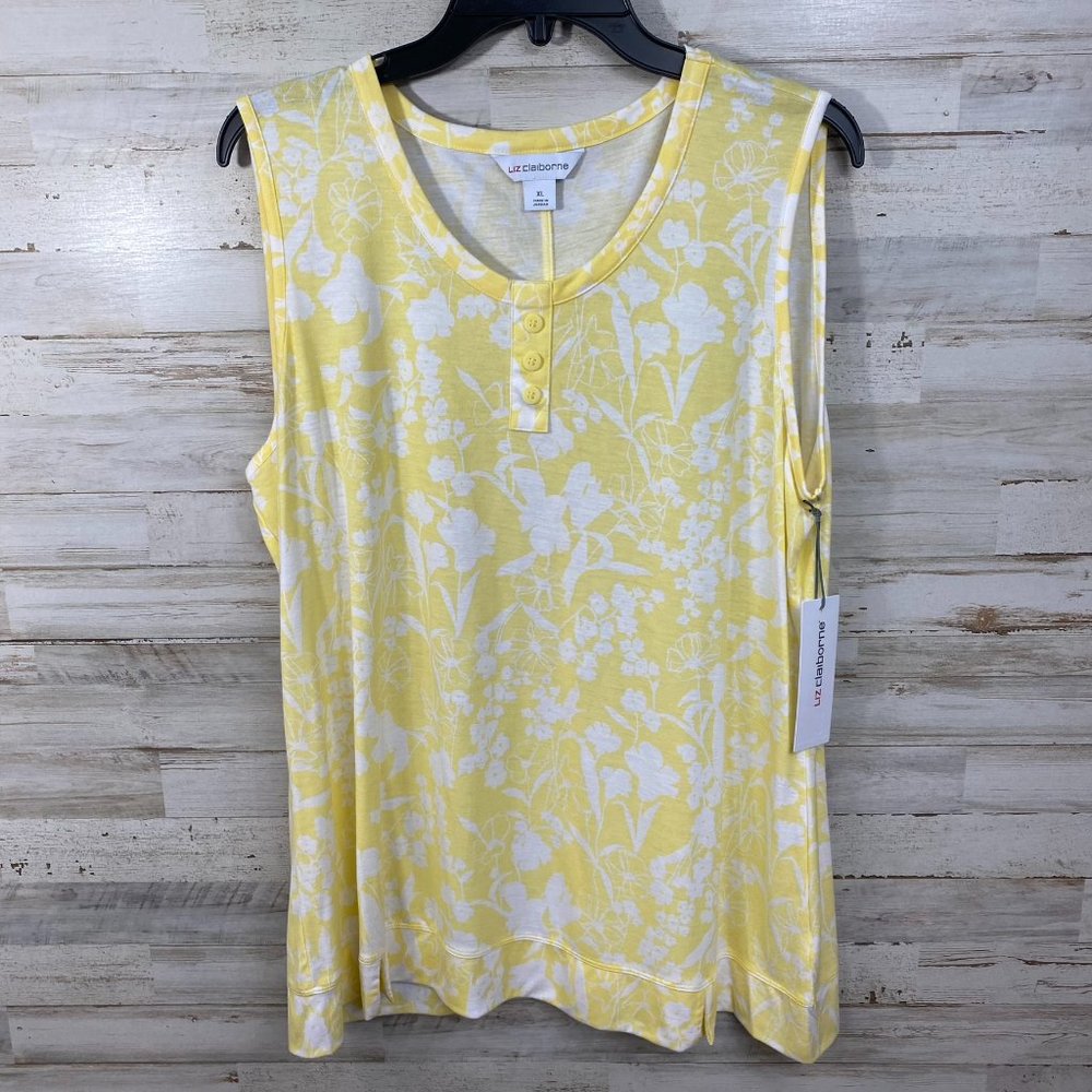 NWT Liz Claiborne Women's Sleeveless Top Size XL